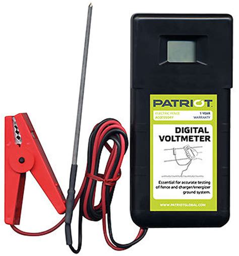 test electric fence with voltmeter